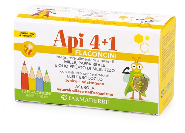 APIQUATTRO + 1 10 FLACONCINI DA 10 ML - farmaidea24.com