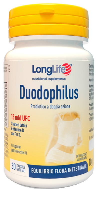 LONGLIFE DUODOPHILUS 30 CAPSULE VEGETALI - farmaidea24.com