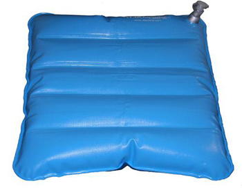 CUSCINO ANTIDECUBITO AD ARIA/ACQUA DIMENSIONI 41X41CM, APPLICABILE SU SEDIE DA COMODO O SU CARROZZELLE CAMERA D'ARIA IN PVC ATOSSICO ELETTROSALDATO, PATTA ANTISCIVOLO IN PVC - farmaidea24.com