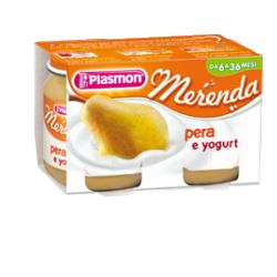 PLASMON OMOGENEIZZATO YOGURT PERA 120 G X 2 PEZZI - farmaidea24.com
