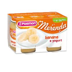 PLASMON OMOGENEIZZATO YOGURT BANANA 120 G X 2 PEZZI - farmaidea24.com