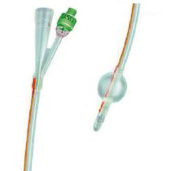 CATETERE FOLEY IN SILICONE TRASPARENTE A 2 VIE CON PALLONCINO 5-10ML DIAMETRO CH18 6,00MM LUNGHEZZA 40CM - farmaidea24.com