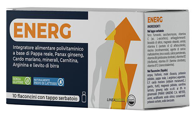 ENERG 10 FLACONCINI 10 ML CON TAPPO SERBATOIO - farmaidea24.com