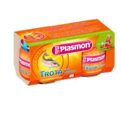 PLASMON OMOGENEIZZATO TROTA VERDURE 80 G X 2 PEZZI - farmaidea24.com