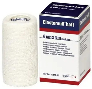 BENDA ELASTICA AUTOADESIVA ELASTOMULL HAFT BLU 8X400 CM - farmaidea24.com