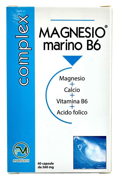 MAGNESIO MARINO B6 40 CAPSULE - farmaidea24.com