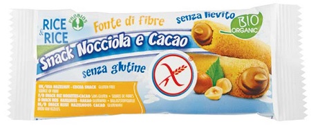 RICE&RICE SNACK DI RISO ALLA NOCCIOLA 25 G SENZA LIEVITO - farmaidea24.com