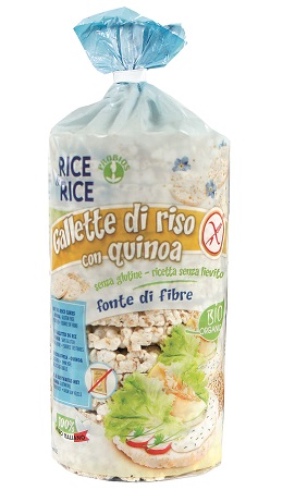 RICE&RICE GALLETTE DI RISO CON QUINOA 100 G SENZA LIEVITO - farmaidea24.com