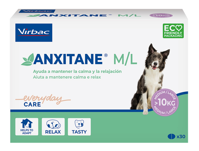 ANXITANE M/L SUPPLEMENTO NUTRIZIONALE SCATOLA 30 COMPRESSE APPETIBILI - farmaidea24.com