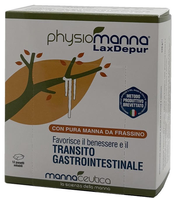 PHYSIOMANNA LAXDEPUR MANNITE DUFOUR 12 PANETTI SOLUBILI DA 10 G - farmaidea24.com