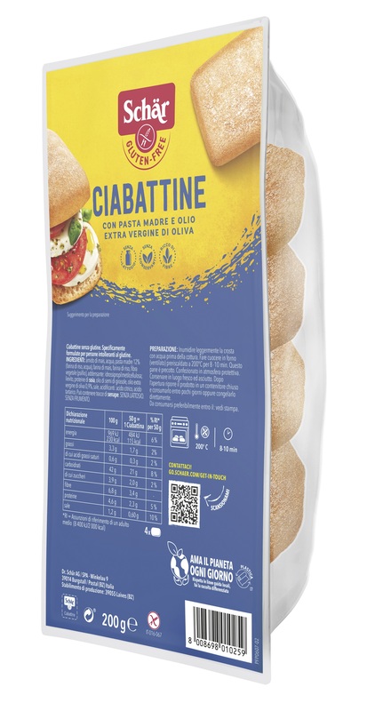 SCHAR CIABATTINA 200 G - farmaidea24.com