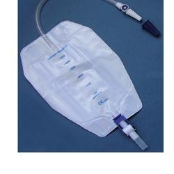 SACCA RACCOGLI URINA DA GAMBA PER INCONTINENZA 3 CAMERE COMFORT 500 ML A BASSO PROFILO IN PVC LATO RIVESTITO TNT CON TUBO DIRITTO 45 CM SENZA PUNTO DI PRELIEVO 8 PEZZI - farmaidea24.com