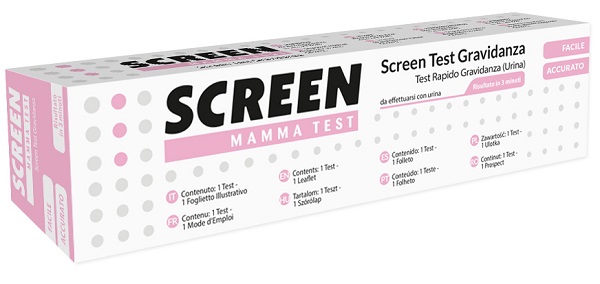 SCREEN TEST ORMONE HCG GRAVIDANZA NELL'URINA SCREEN TEST HCG 1 PEZZO - farmaidea24.com