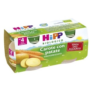 HIPP BIO HIPP BIO OMOGENEIZZATO CAROTE CON PATATE 2X80 G - farmaidea24.com