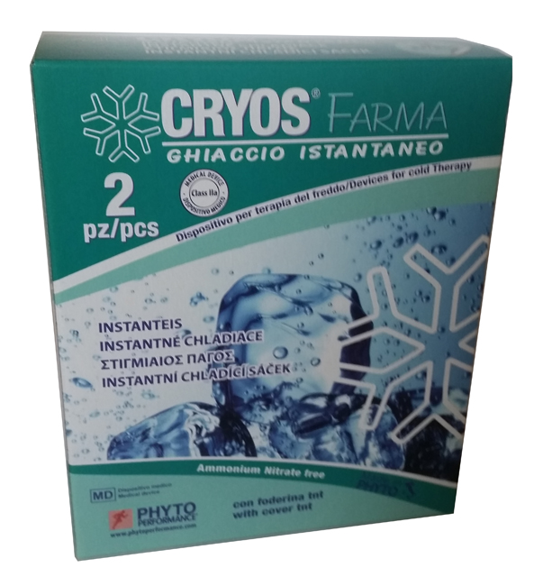 GHIACCIO ISTANTANEO CRYOS FARMA 18X15CM ARTICOLO P200.4/FARMA - farmaidea24.com