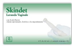 SKINDET LAVANDA VAGINALE 4 FLACONI 140 ML + 4 CANNULE MONOUSO IN BLISTER - farmaidea24.com