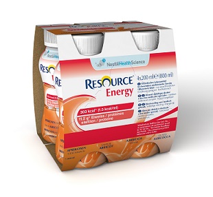 RESOURCE ENERGY ALBICOCCA 4 BOTTIGLIE 200 ML - farmaidea24.com