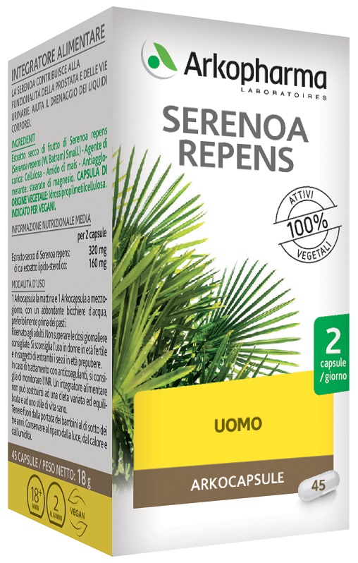 SERENOA REPENS 45 CAPSULE - farmaidea24.com