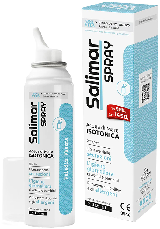 SANAVITA SALIMAR SPRAY NASALE NEW 125 ML - farmaidea24.com
