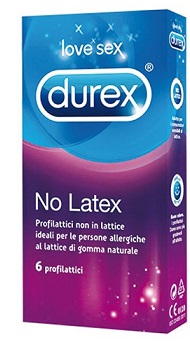 PROFILATTICO DUREX NO LATEX 6 PEZZI - farmaidea24.com