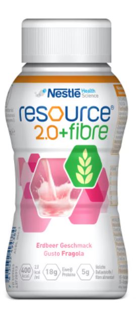 RESOURCE 2,0 + FIBRE FRAGOLA 200 ML - farmaidea24.com