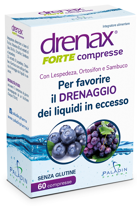 DRENAX FORTE MIRTILLO 60 COMPRESSE - farmaidea24.com