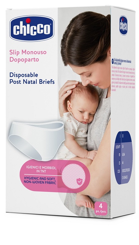 CHICCO MAMMA DONNA SLIP TESSUTO NON TESSUTO MISURA 3 4 PEZZI - farmaidea24.com