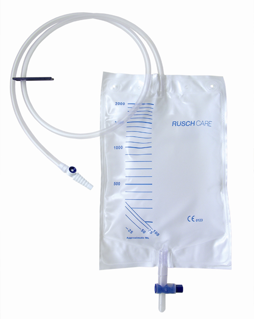 SACCA DI DRENAGGIO LETTO PER INCONTINENZA 2000ML IN PVC CON VALVOLA DI NON RITORNO E SCARICO STERILE CON TUBO DI RACCORDO 120CM 1 PEZZO RIUTILIZZABILE - farmaidea24.com