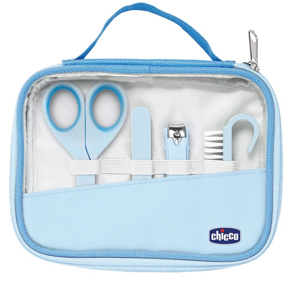 CHICCO SET UNGHIE BAMBINO AZZURRO-VERDE - farmaidea24.com