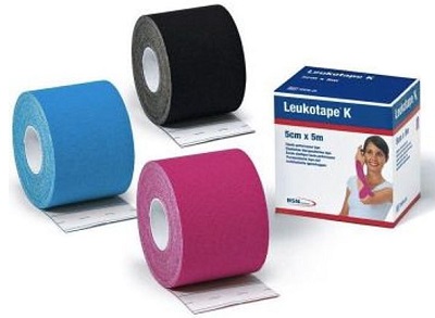 BENDA ADESIVA LEUKOTAPE K PER TAPING FISIOTERAPICO LARGHEZZA 5 CM LUNGHEZZA 5 M COLORE AZZURRO IN ROTOLO - farmaidea24.com