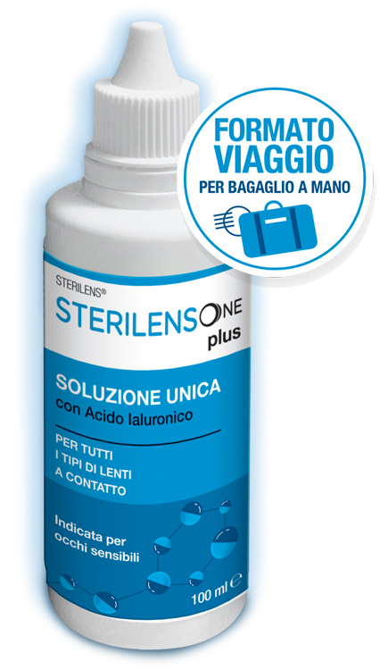 SOLUZIONE UNICA STERILENS ONE PLUS CON ACIDO IALURONICO 100 ML - farmaidea24.com