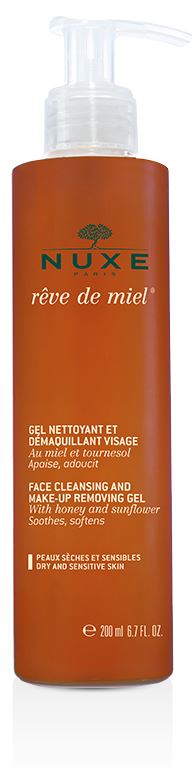 NUXE REVE DE MIEL GEL STRUCCANTE E DETERGENTE 200 ML - farmaidea24.com