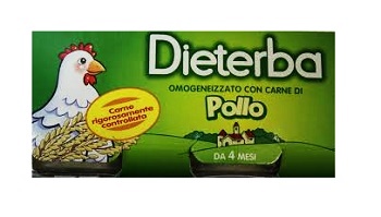 DIETERBA OMOGENEIZZATO POLLO 3 PEZZI 80 G - farmaidea24.com