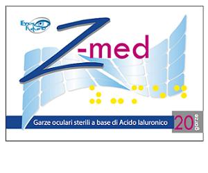 GARZA OCULARE Z MED MEDICATA CON ACIDO IALURONICO STERILE 20 BUSTE - farmaidea24.com