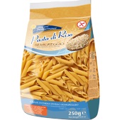 PIACERI MEDITERRANEI PASTA RISO PENNE RIGATE 250 G - farmaidea24.com