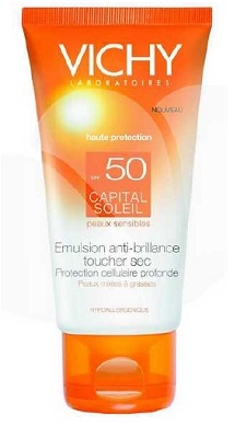 IDEAL SOLEIL VISO DRY TOUCH SPF50 50 ML - farmaidea24.com