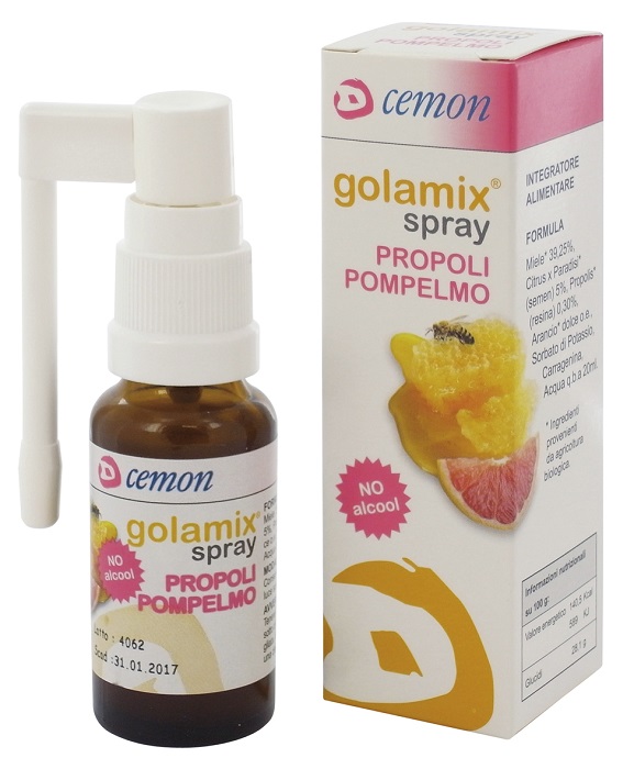 GOLAMIX SPRAY - PROPOLI POMPELMO 20 ML - farmaidea24.com