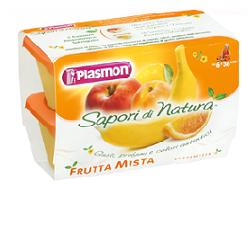 PLASMON SAPORI DI NATURA OMOGENEIZZATO FRUTTA MISTA 100 G X 4 PEZZI - farmaidea24.com