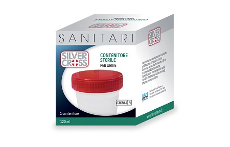 SILVER CROSS CONTENITORE URINA 120ML - farmaidea24.com