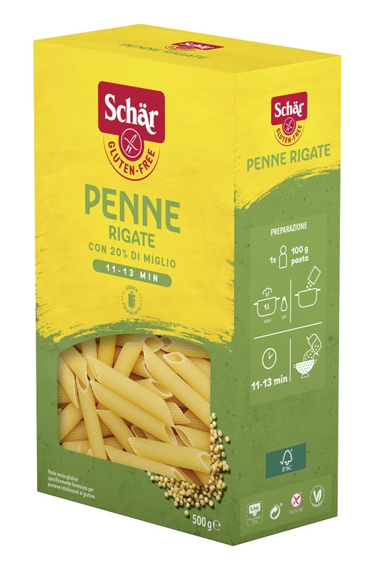 SCHAR PENNE RIGATE 500 G - farmaidea24.com