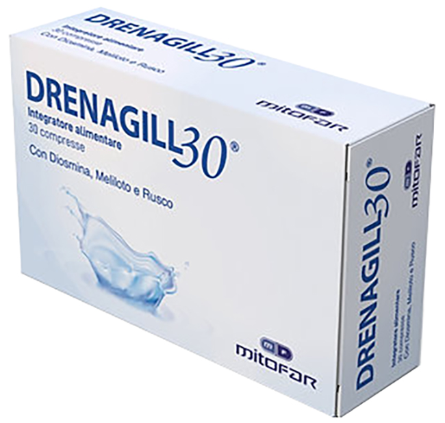 DRENAGILL 30 30 COMPRESSE - farmaidea24.com