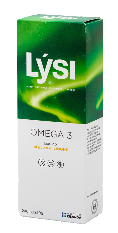 LYSI OMEGA3 LIQUIDO LIMONE 240 ML - farmaidea24.com