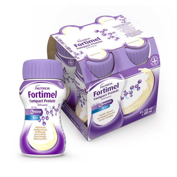 FORTIMEL COMPACT PROTEIN VANIGLIA 4 BOTTIGLIE DA 125 ML - farmaidea24.com