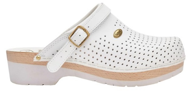 CLOG S/COMF.B/S CE BYCAST UNISEX WHITE WOODS BIANCO 38 - farmaidea24.com
