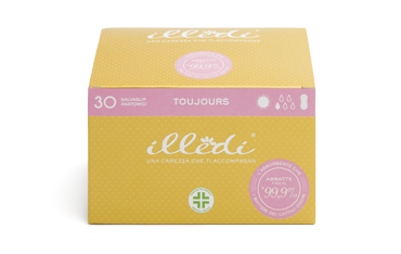 ILLEDI TOUJOURS SALVASLIP ANATOMICI COTONE ORGANIC 30 PEZZI - farmaidea24.com