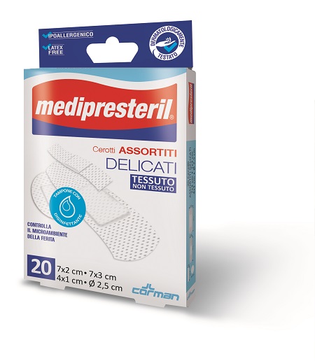 CEROTTO GRANDE MEDIPRESTERIL DELICATO TNT 7X3CM 20 PEZZI - farmaidea24.com