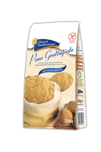 PIACERI MEDITERRANEI PANE GRATTUGGIATO SENZA GLUTINE 250 G - farmaidea24.com