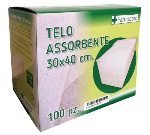 TELO ASSORBENTE 30X40CM 100 PEZZI - farmaidea24.com
