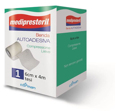 BENDA ADESIVA MEDIPRESTERIL 6X400CM - farmaidea24.com