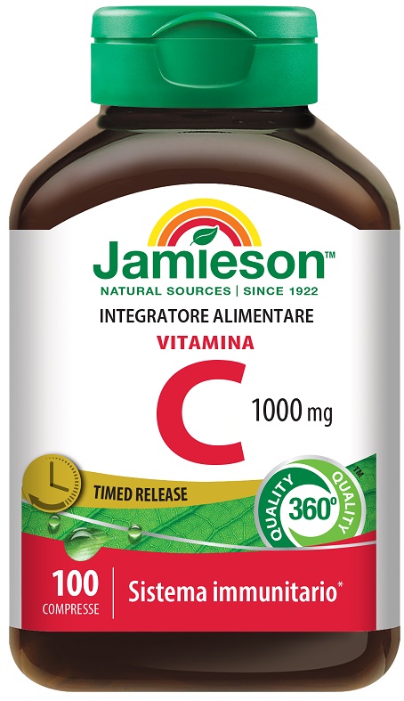JAMIESON VITAMINA C 1000 TIMED RELEASE 100 COMPRESSE BARATTOG - farmaidea24.com